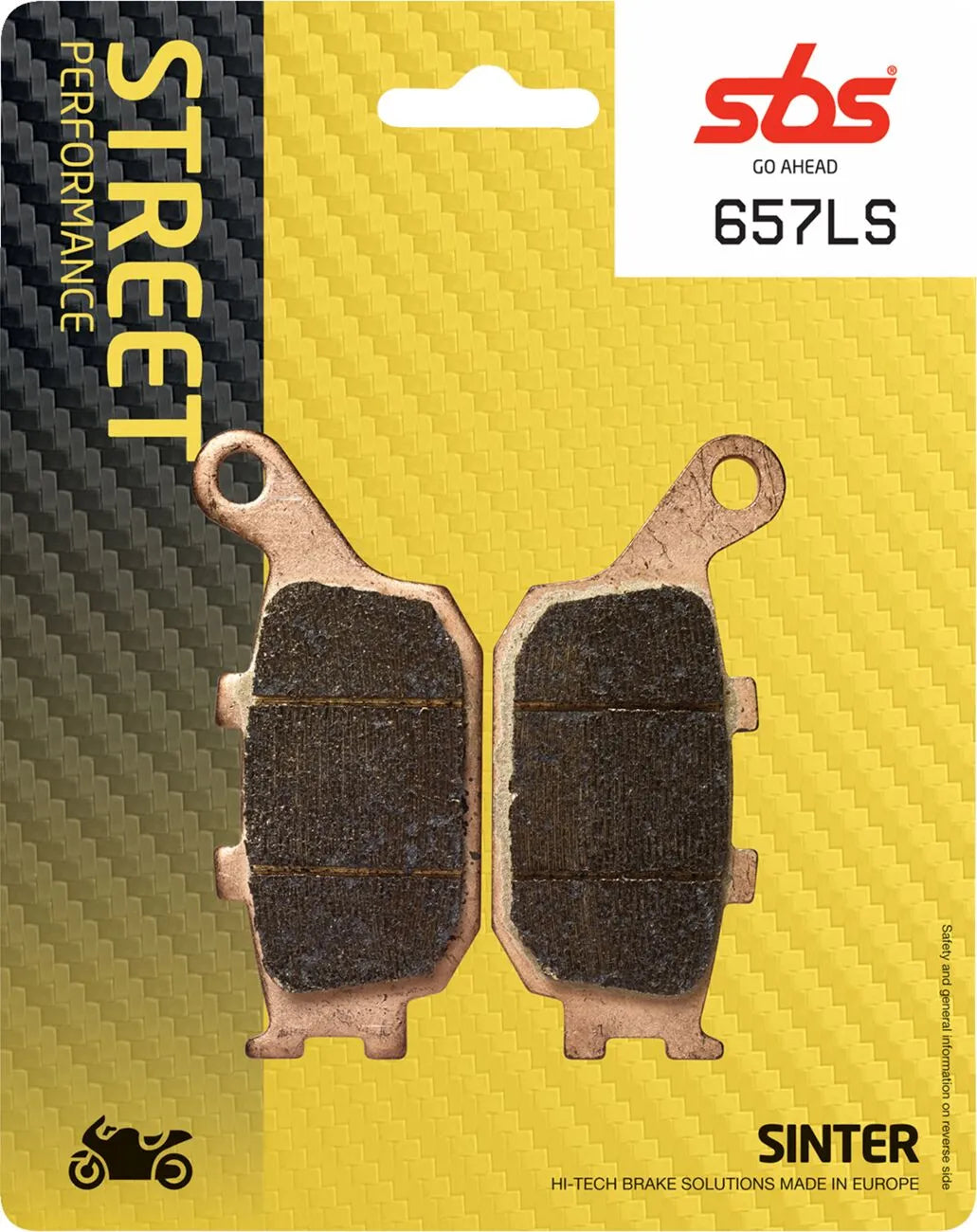 Sbs Ls Street Excel Sintered Rear Brake Pads - Rear