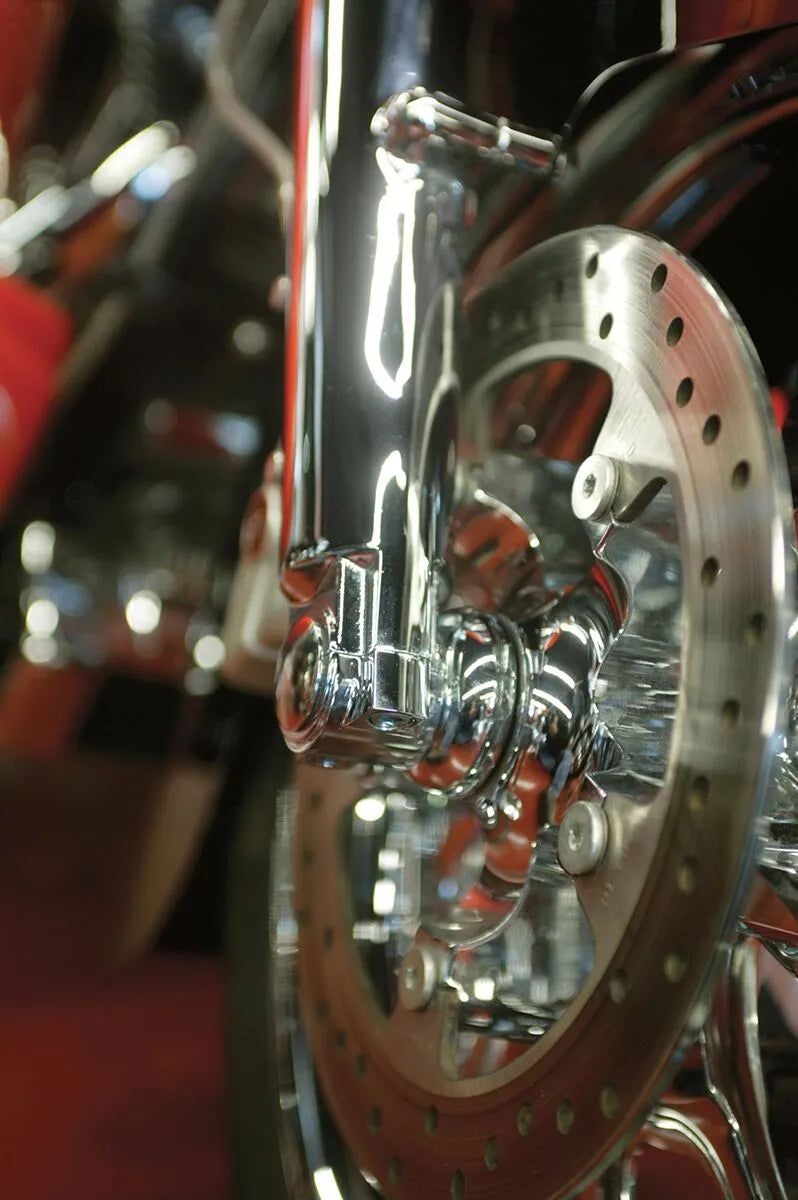 Klock Werks Lower Fork Leg Axle Caps - Chrome
