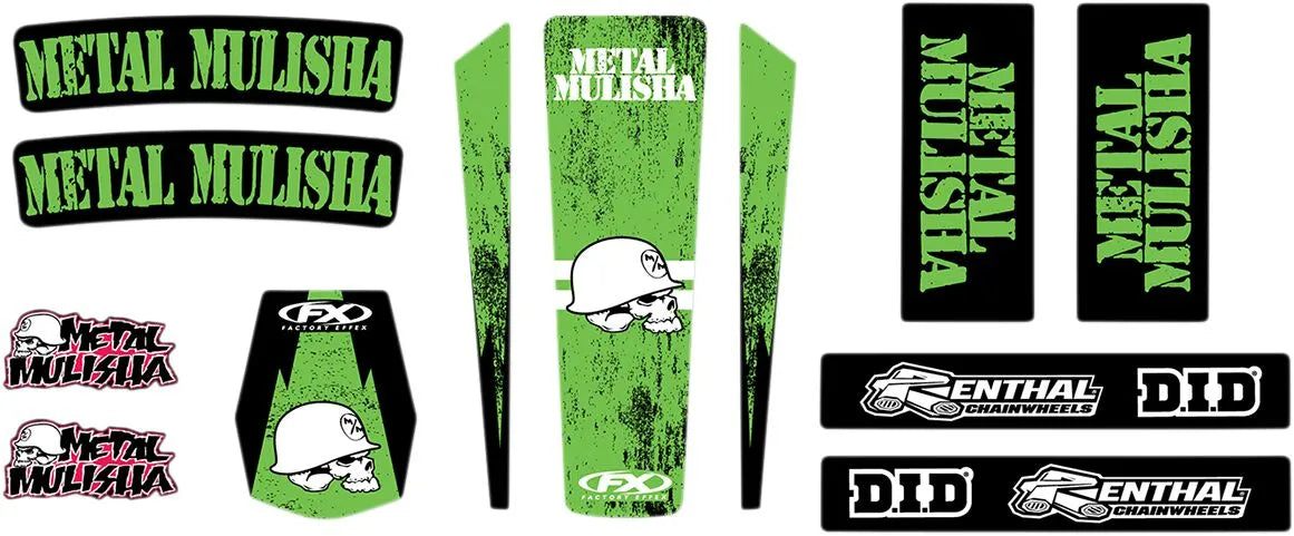 Factory Effex Trim Kit Graphics For Kawasaki