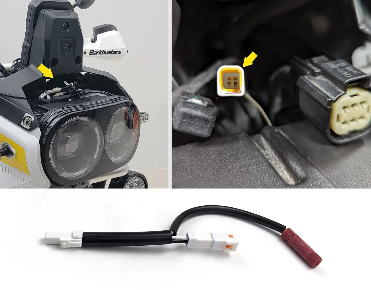Denali Switched Power Adapter For Ducati Desertx