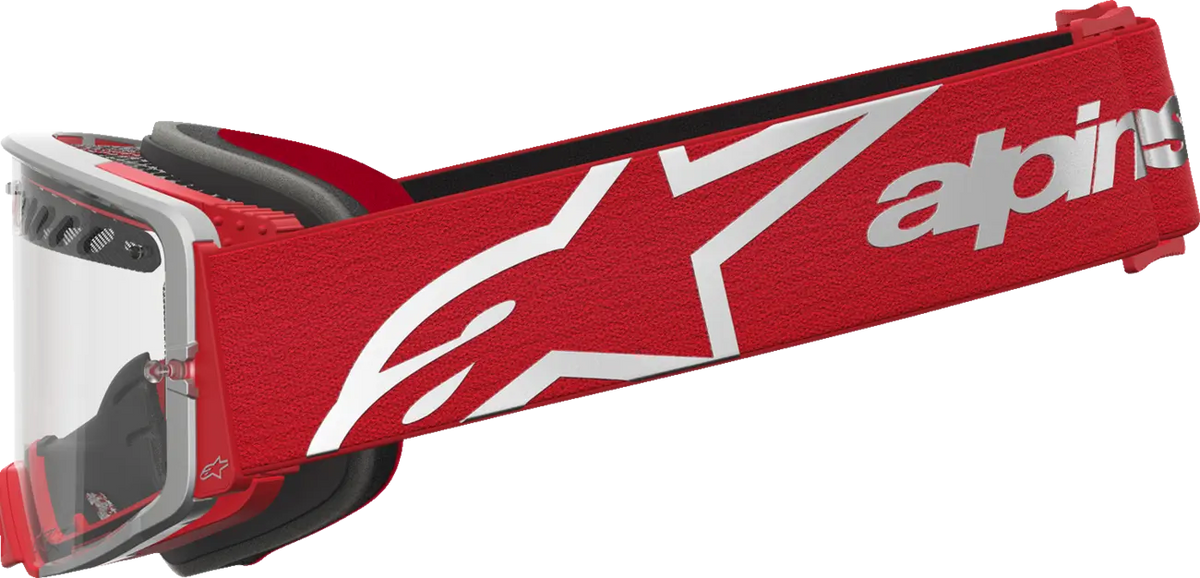 Alpinestars Supertech Dura Air Fluid Goggle Red/Silver/Clear