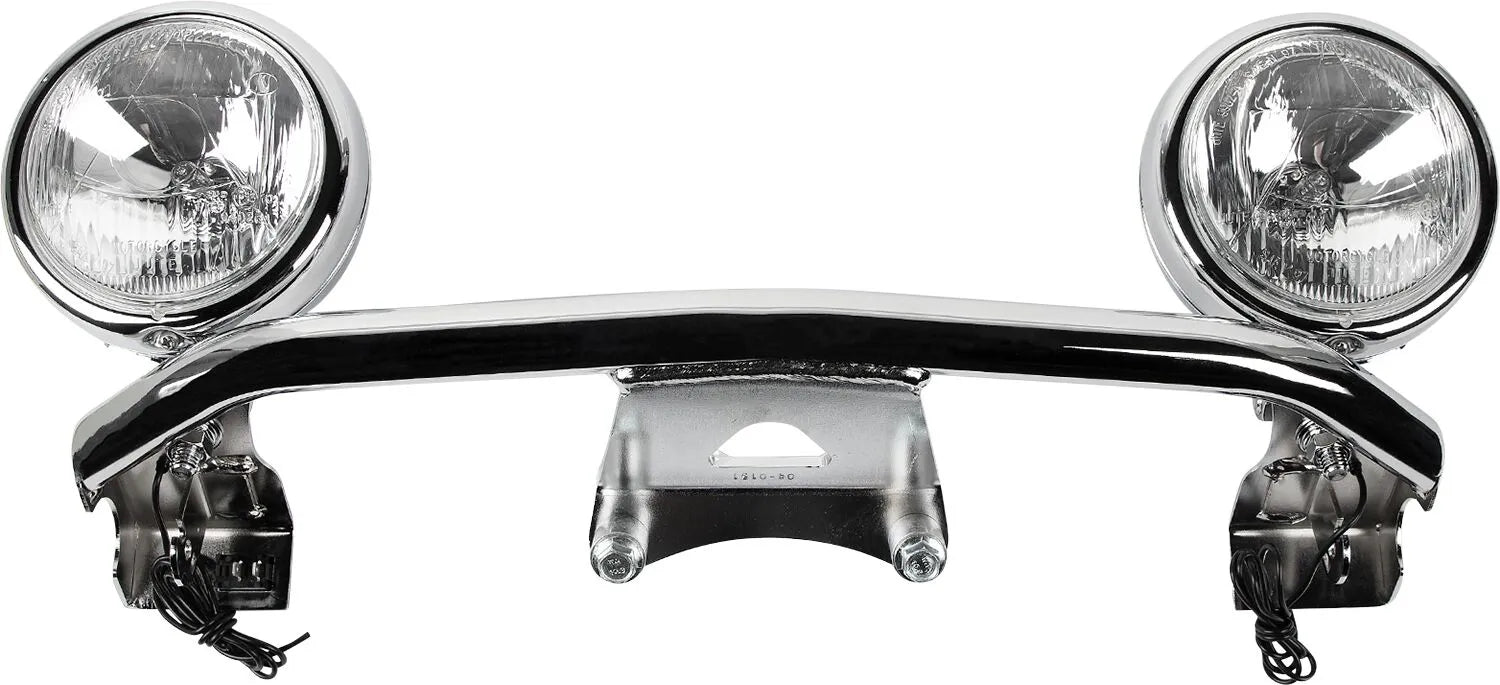 Cobra Lightbar With Spotlight - Chrome