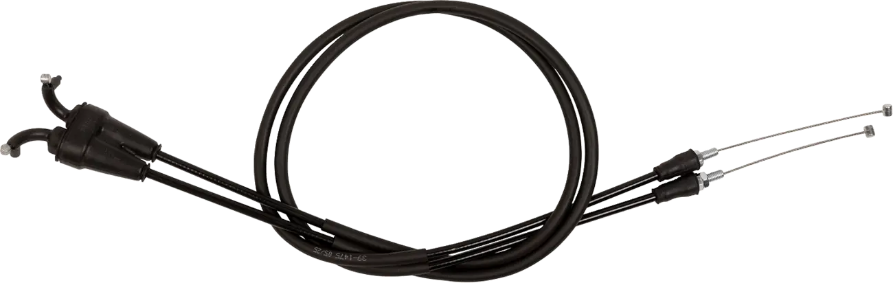 MOOSE OFFROAD HARD-PARTS Black Vinyl Throttle Cable