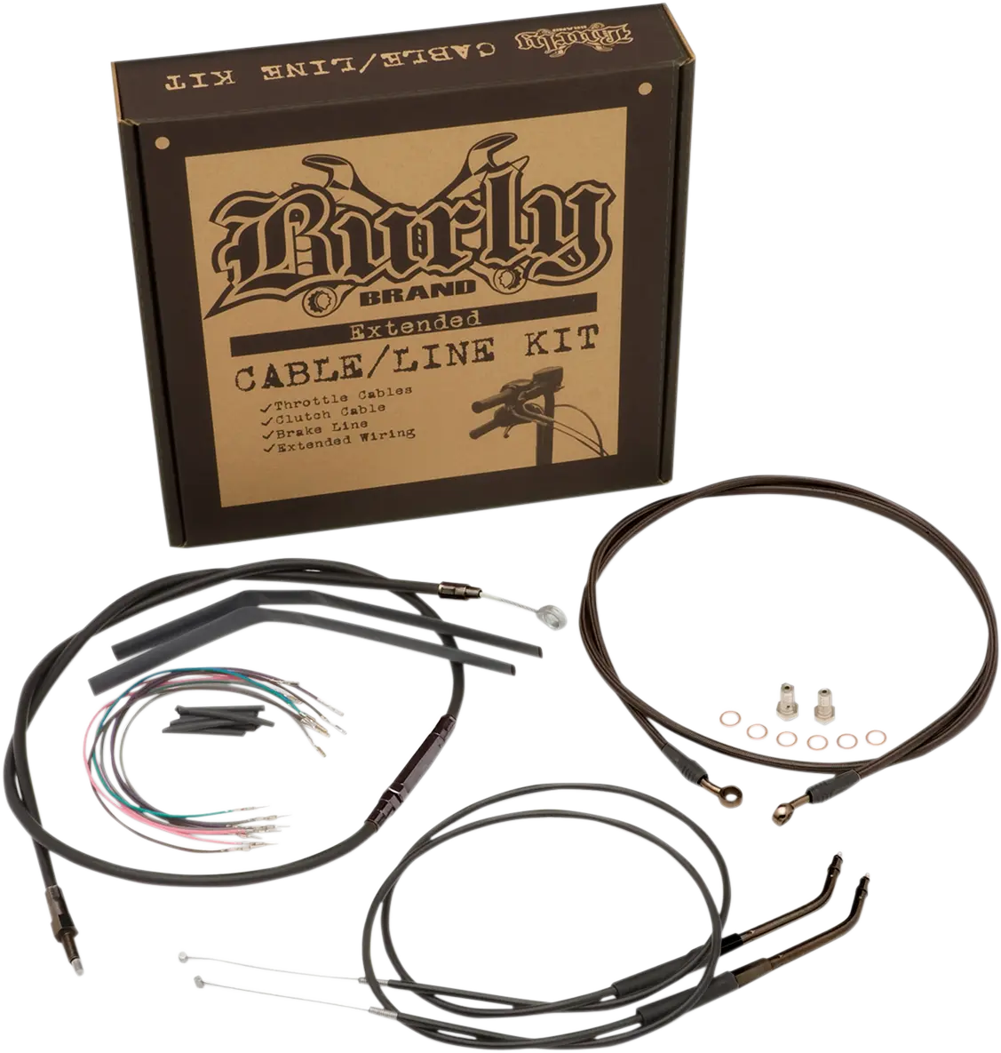 Burly Brand Jail Bar Cable Kit for T-Bars