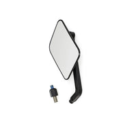 Daytona Aluminum Flat Mirror - Black