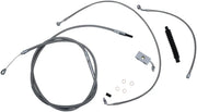 La Choppers Standard Stainless Braided Cable Kit for Ape Hanger