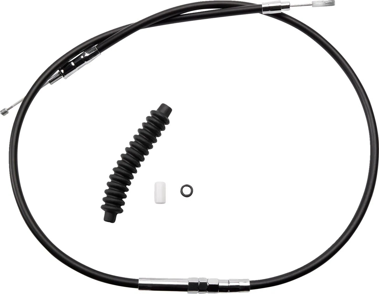Drag Specialties High-efficiency Clutch Cable Black Vinyl