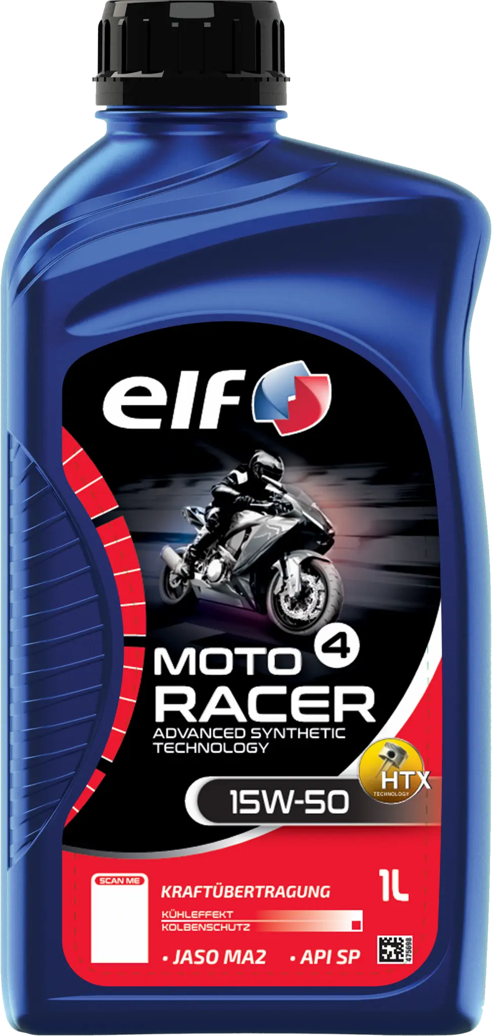 ELF Moto 4 Racer 15W-50 Advanced Synthetic Engine Oil 1 liter