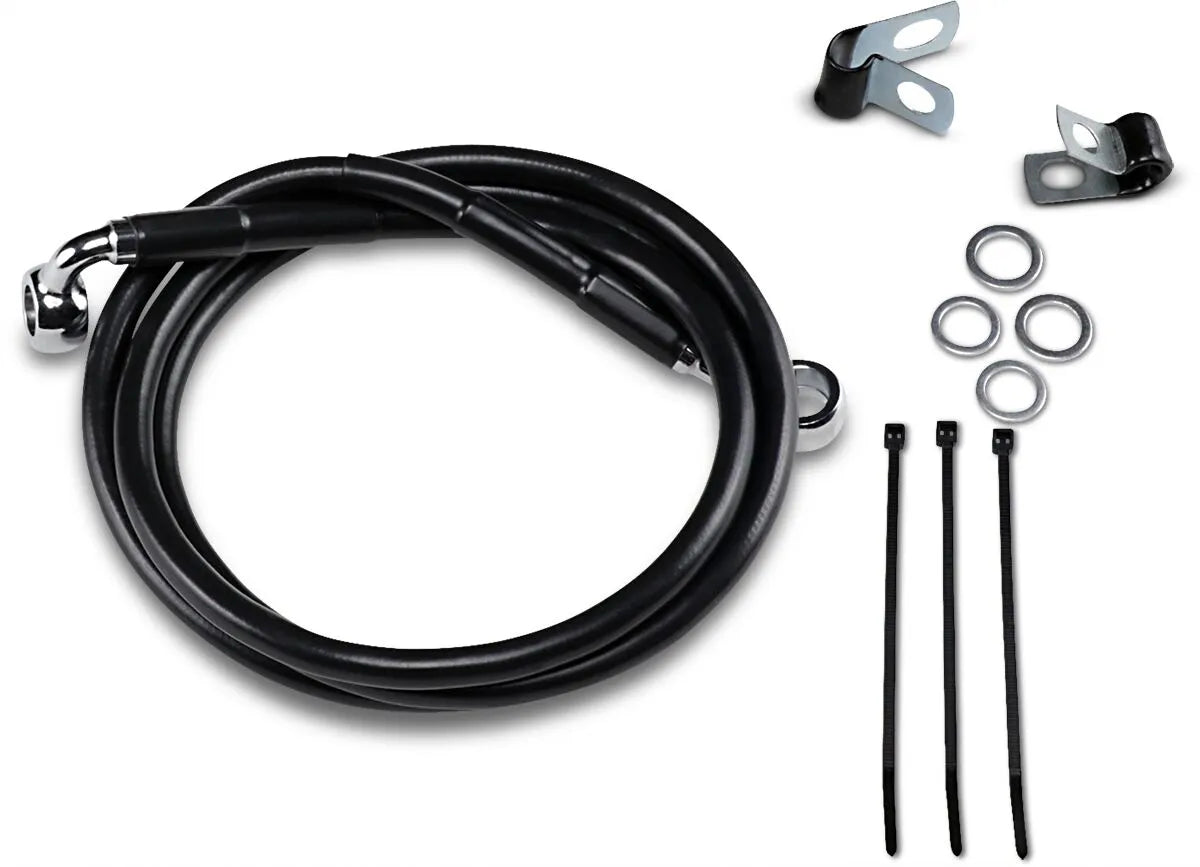 Drag Specialties Förlängd bromsslang kit 49.25" Svart