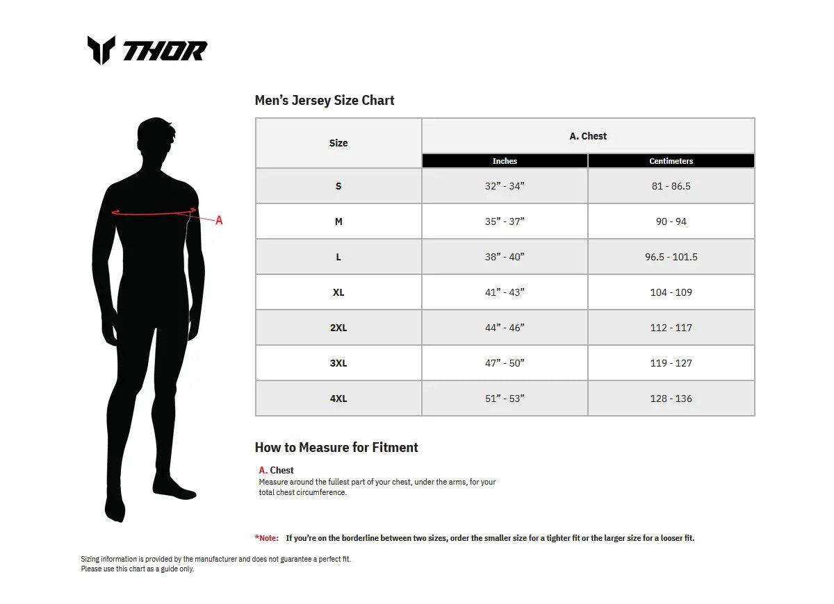 Thor Sportmode Damascus Jersey White