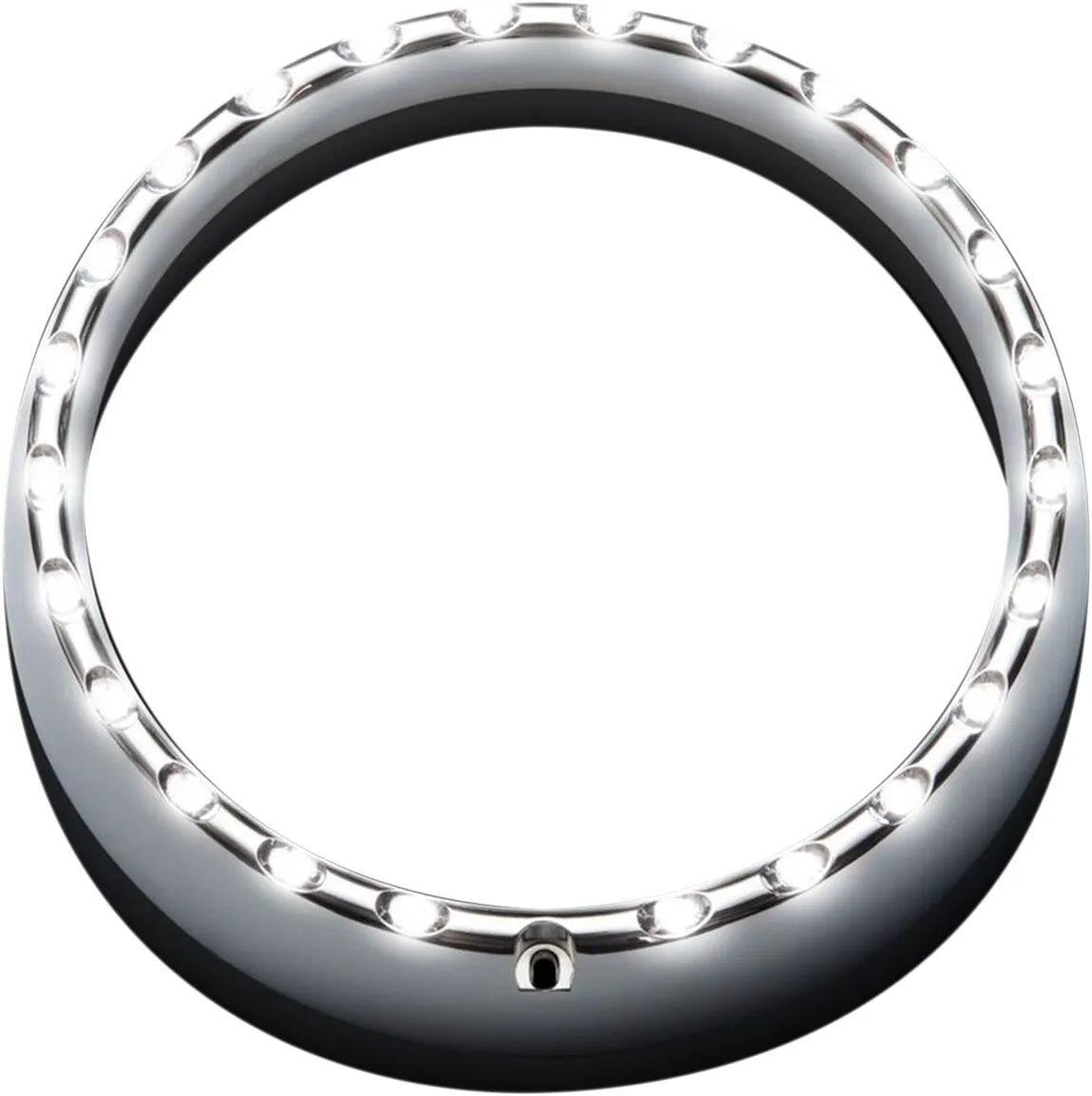 Custom Dynamics 7" Led Headlight Trim Ring - Chrome