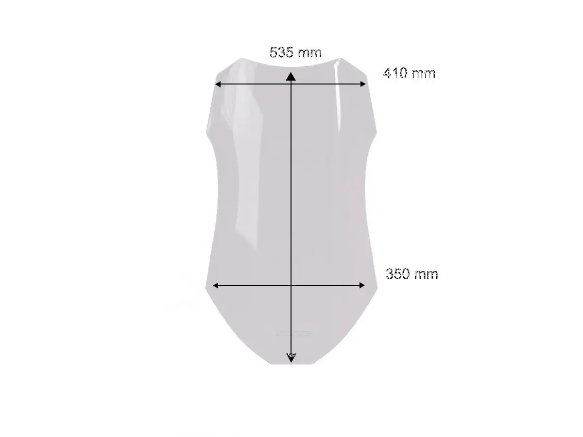 WRS Touring Windscreen Smoke for Tracer 7/GT