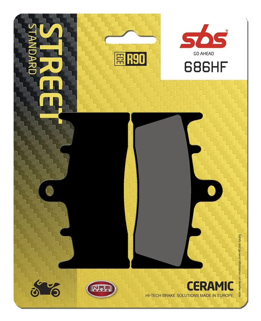 Sbs Hf Street Ceramic Brake Pads - Oe Replacement - Front