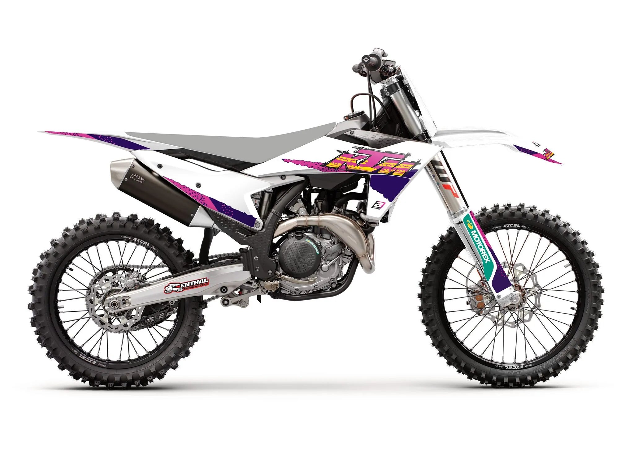 Blackbird Racing Graphic Kit Retro For Ktm