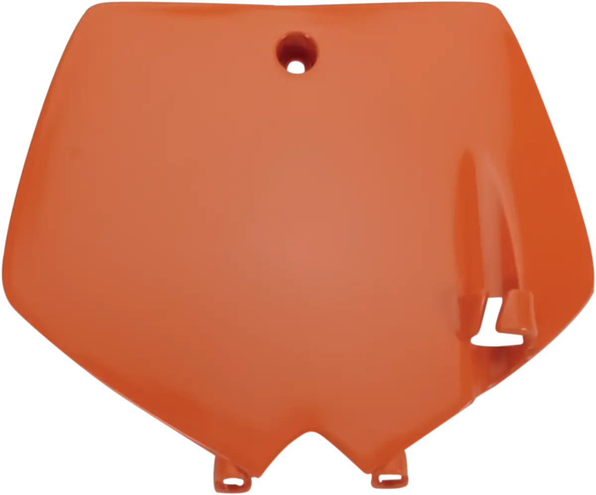 Ufo Front Number Plate - Orange Oem Replacement