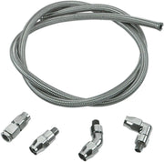 Goodridge Hd0100ch Replacement Oil Line Hose - Chrome