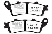 Ebc Vee Semi-sintrade Bromsbelägg - Bak