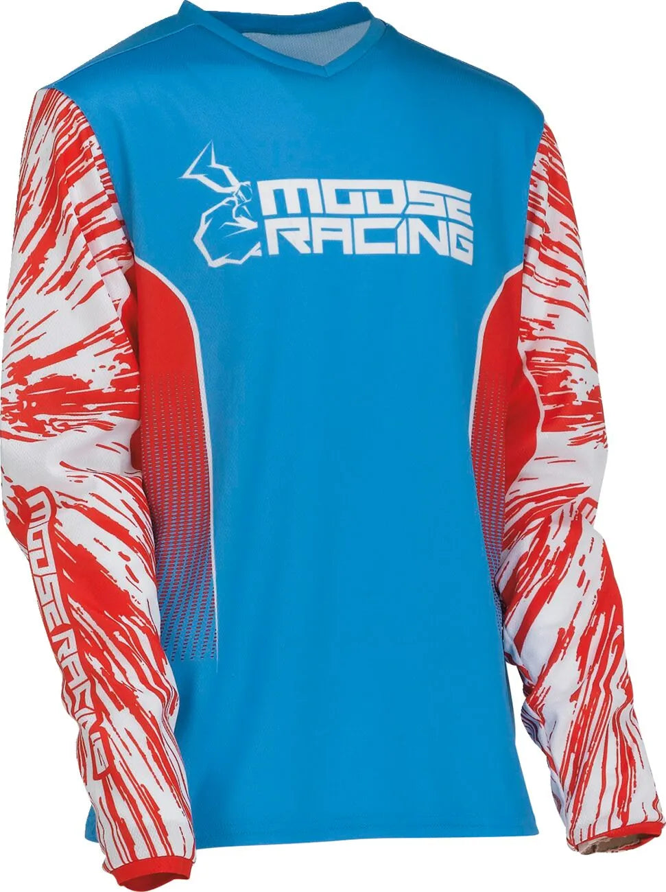 Moose Offroad Youth Agroid Jersey - Blue/Red/White