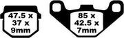 Ebc Fa-hh Series Sintered Bromsbelägg - Fram & Bak