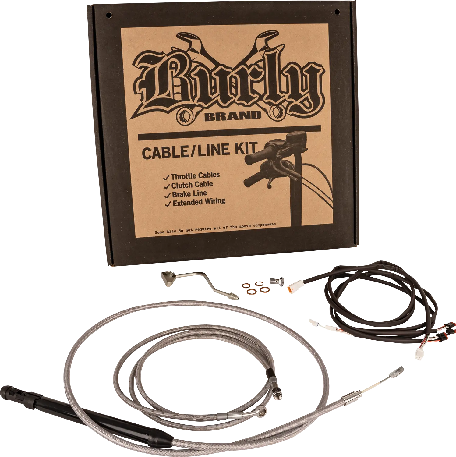 Burly Brand Touring Model Kontroll Kit För 16" Apes