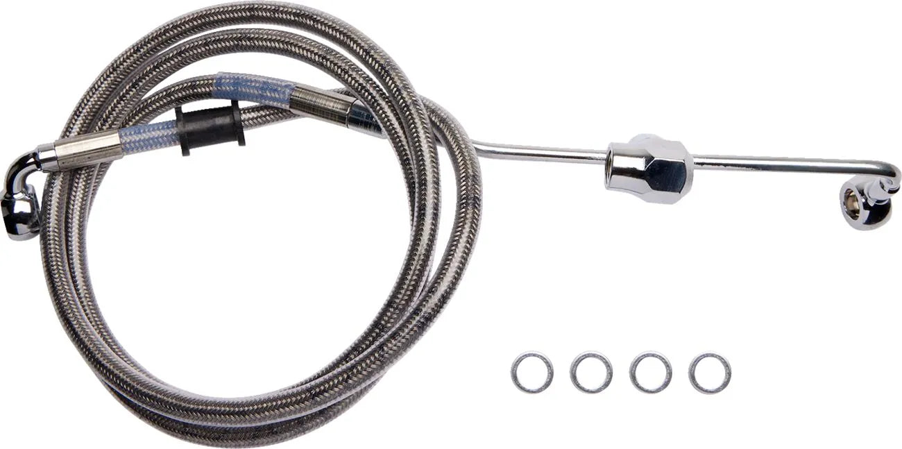 Drag Specialties Bakre bromsledning för icke-ABS-system