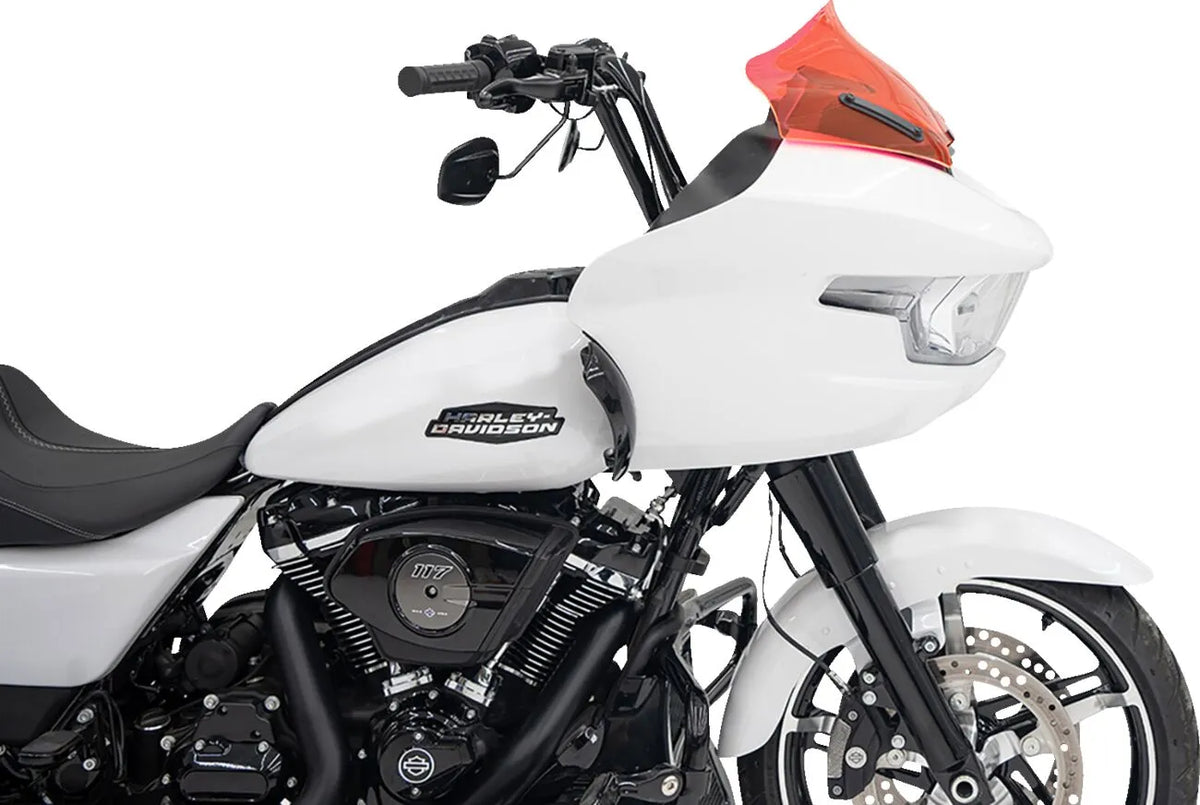 Klock Werks Kolor Flare Windshield - 10" - Pink Ice - KWW-01-0710