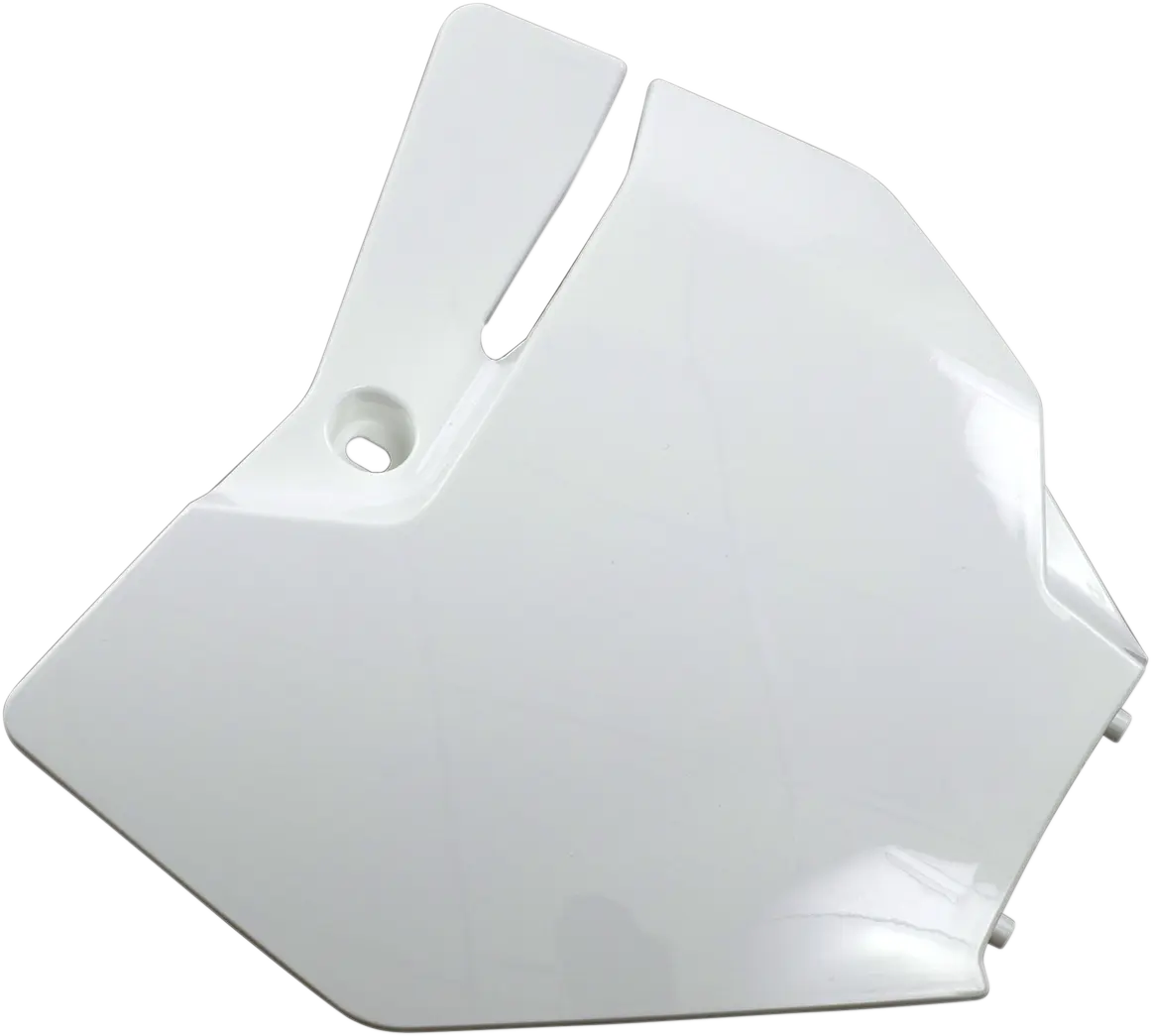 Ufo Front Number Plate - White