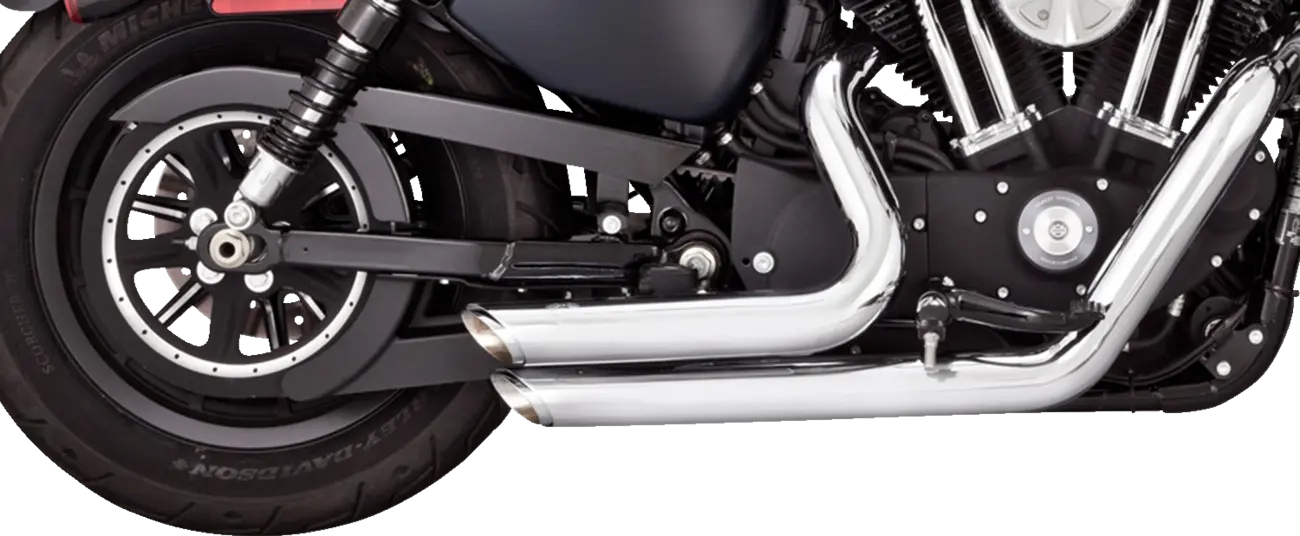 Vance & Hines Shortshots Staggered Avgassystem