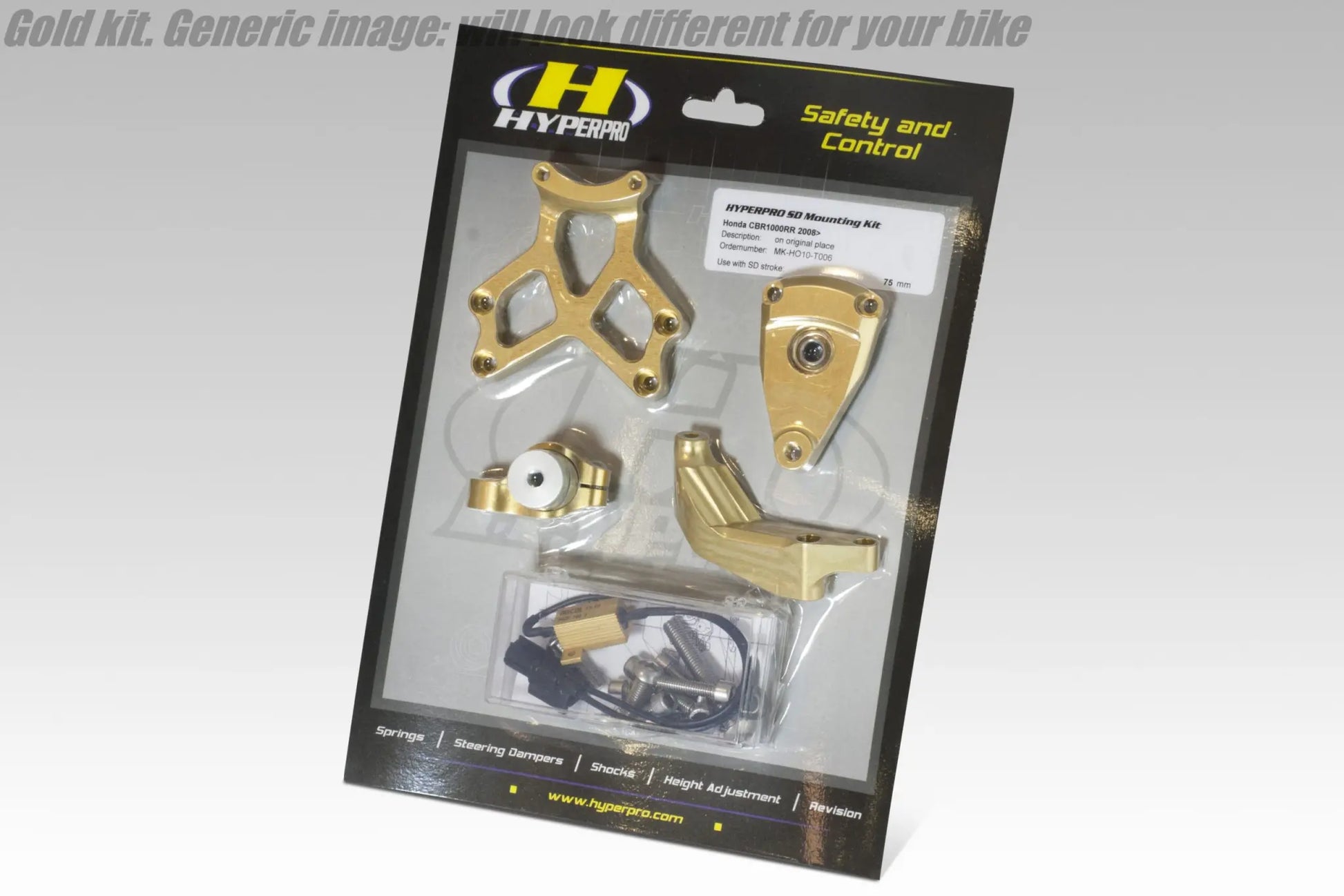 HYPERPRO Steering Damper Mounting Kit