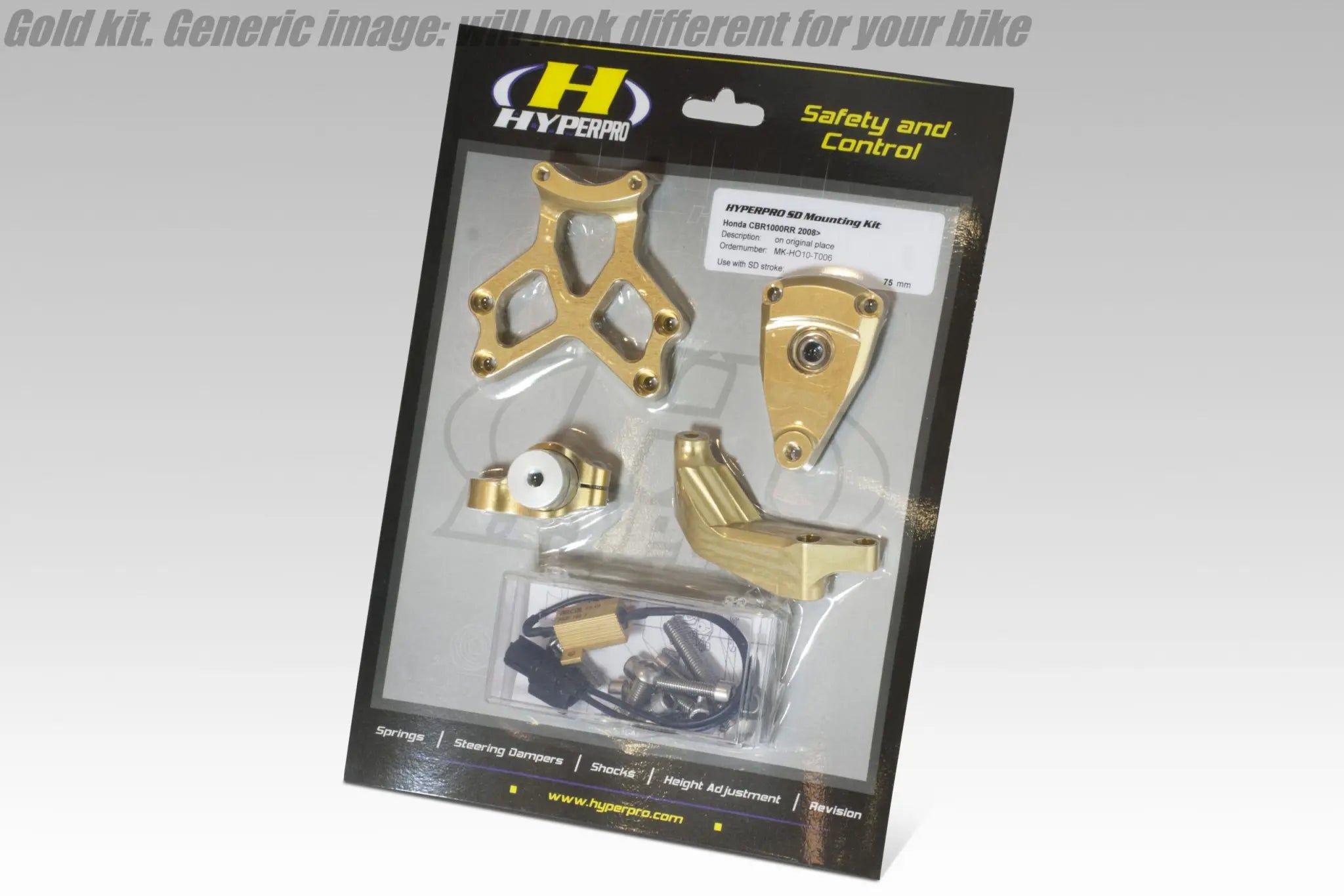 HYPERPRO Steering Damper Mounting Kit