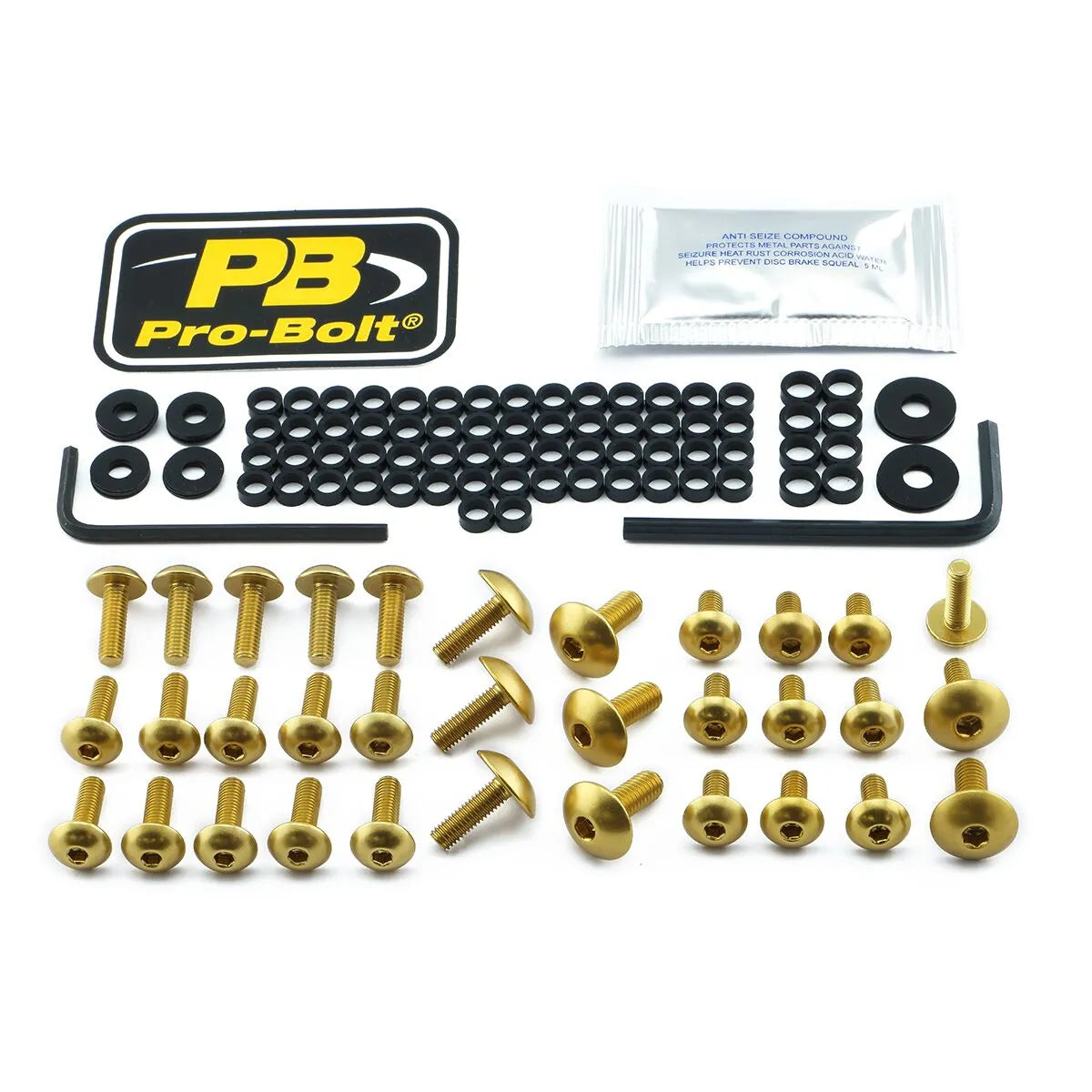 Pro Bolt Aluminium Fairing Bolt Kit For Ducati