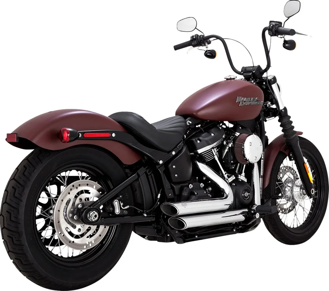 Vance & Hines Shortshots Staggered Avgasrör