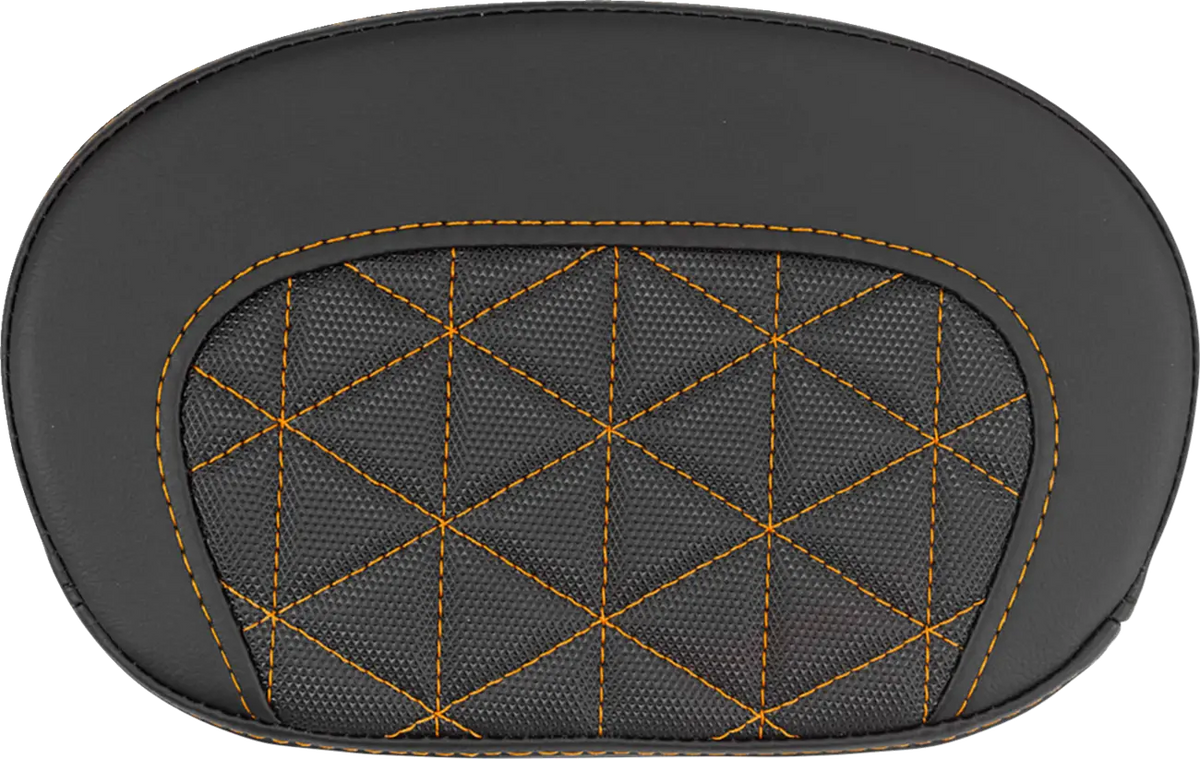 Saddlemen Mini Contour Sissy Bar Pad Orange for Harley-Davidson