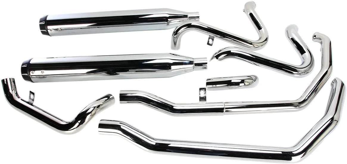 Bassani Xhaust True-dual Down Under Full System Chrome