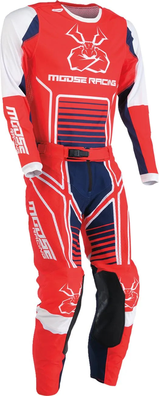 Moose Offroad Agroid Jersey - Blue/Red/White
