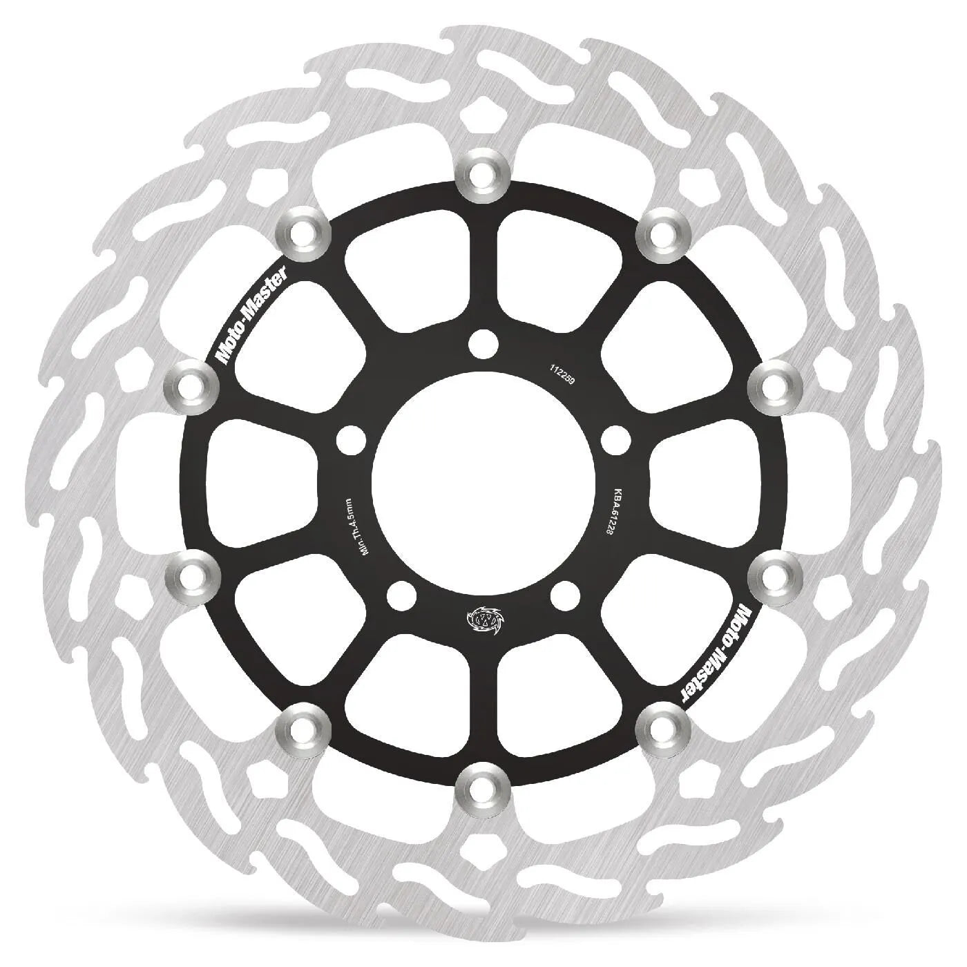 Moto-master Flame Series Flytande Broms Rotor 330mm - Fram