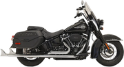 Bassani Xhaust Fishtail True Dual Avgassystem Krom