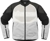 Icon Overlord3™ Leather Jacket - Black/White