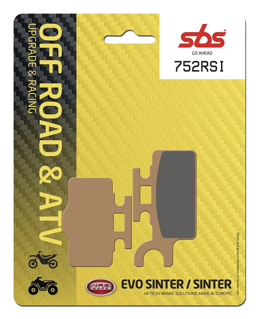 Sbs Rsi Bromsbelägg - Högpresterande Sintrad Metall - Fram