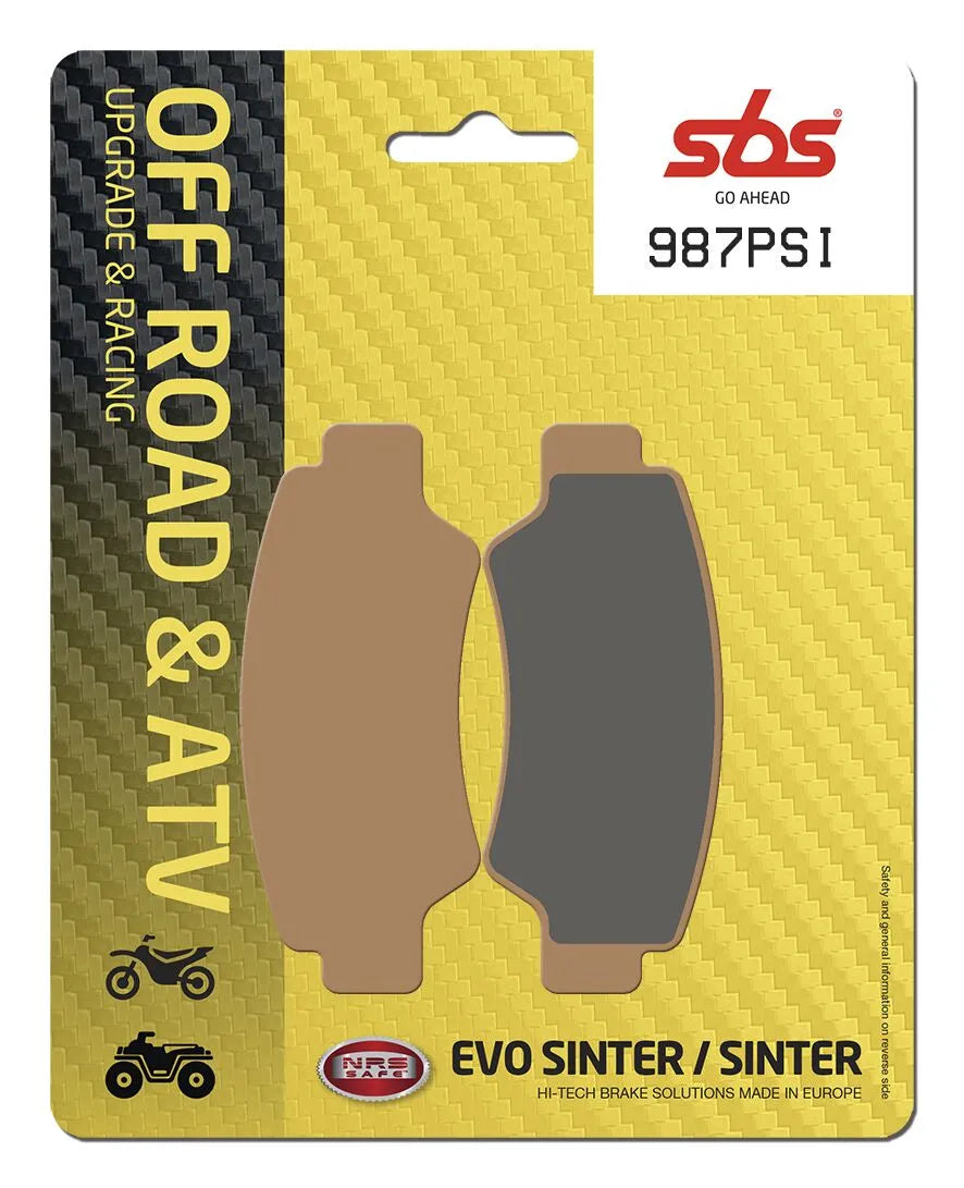 Sbs Psi Sintered Metal Bromsbelägg Set - Bak
