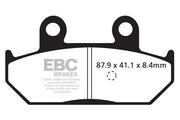 Ebc Sfac Carbon Series Scooter Bromsbelägg