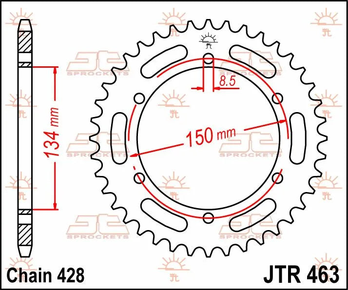Jt Sprockets Steel Rear Sprocket - 48t