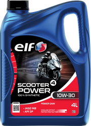 ELF Scooter 4 Power 10W-30 Synthetic Engine Oil 4L for Scooters
