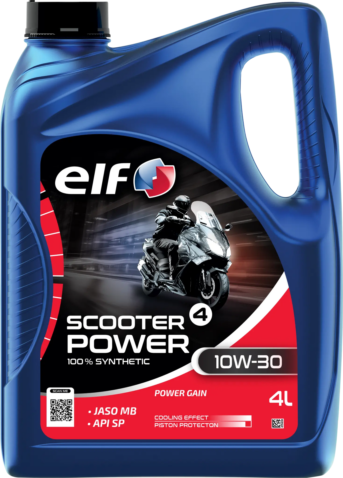 ELF Scooter 4 Power 10W-30 Synthetic Engine Oil 4L for Scooters