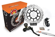 Moto-master Supermoto Racing Kit med 320mm Flame-skiva - Fram