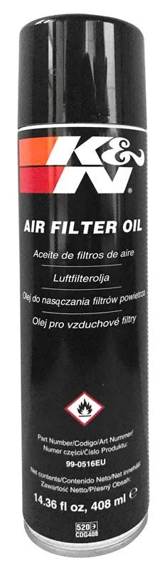 K&n Air Filter Oil For Superior Filtration 408 ml