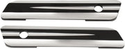Drag Specialties Saddlebag Hinge Covers - Chrome/black