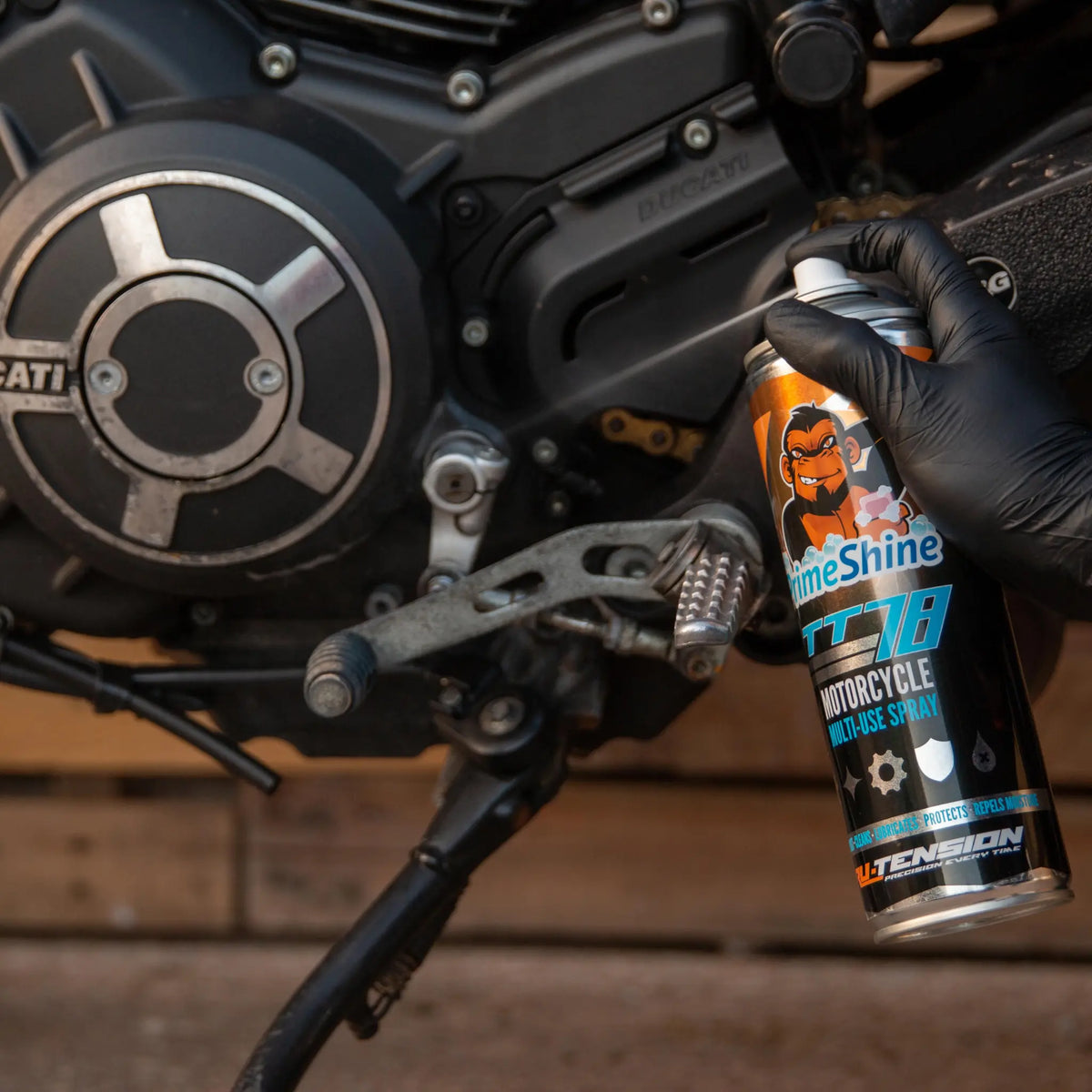 Tru-Tension PrimeShine TT78 Multi-Use Spray 500ml for Motorcycles