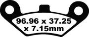 Ebc Tt Sport Carbon Fusion Bromsbelägg - Fram & Bak