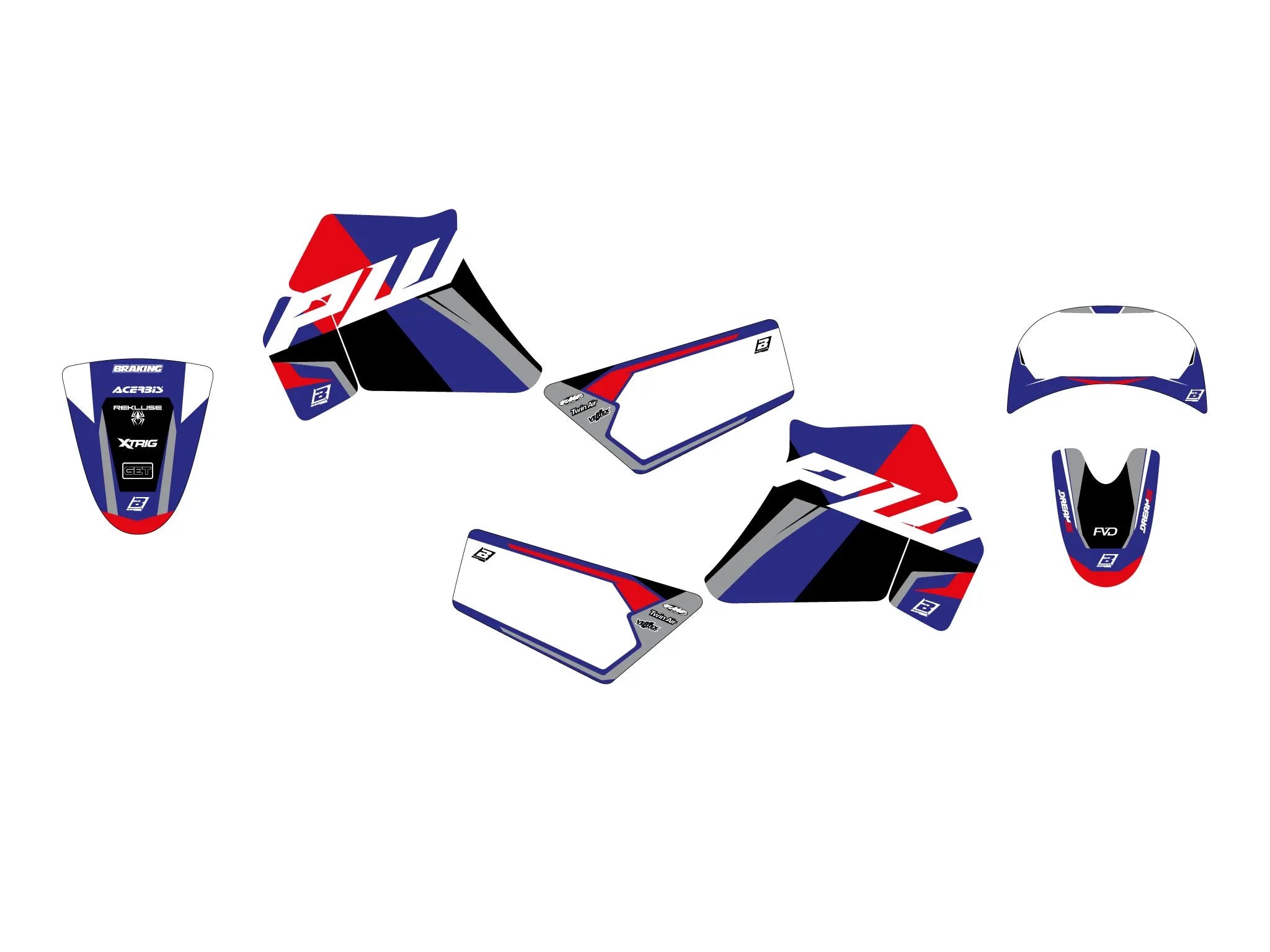Blackbird Racing Dream 5 Graphic Kit For Yamaha